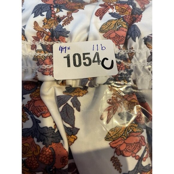 O.P.T One Pretty Time Daphne Large Floral Smocked Short Sleeve Maxi Dress NEW - Picture 11 of 11